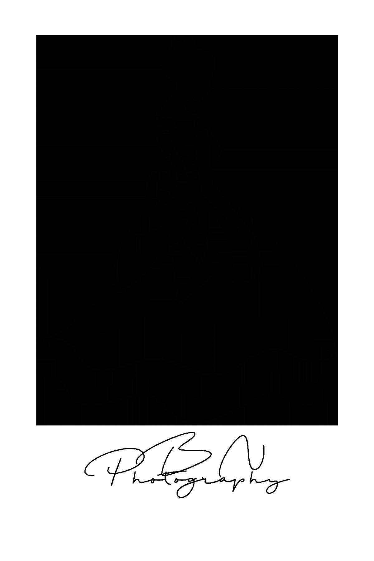 Shine coloring girl silhouette