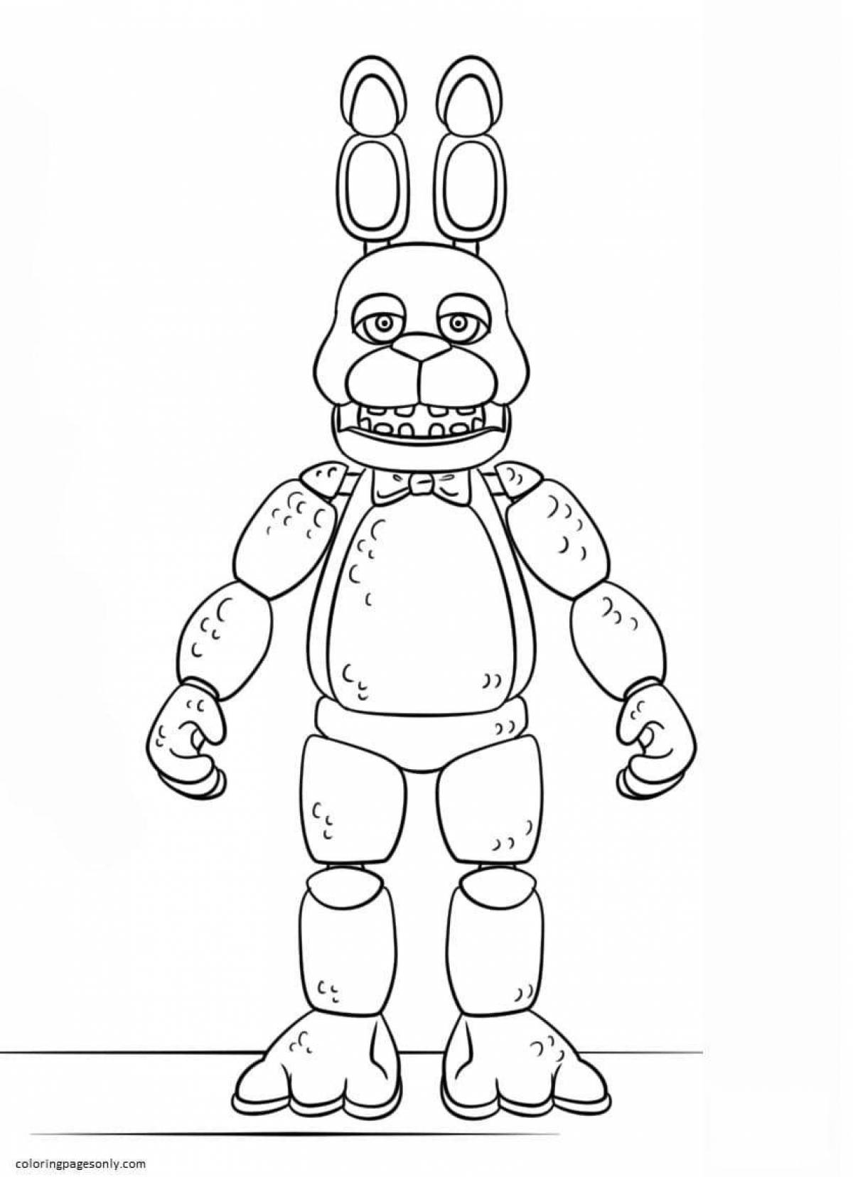 Exciting fnaf coloring
