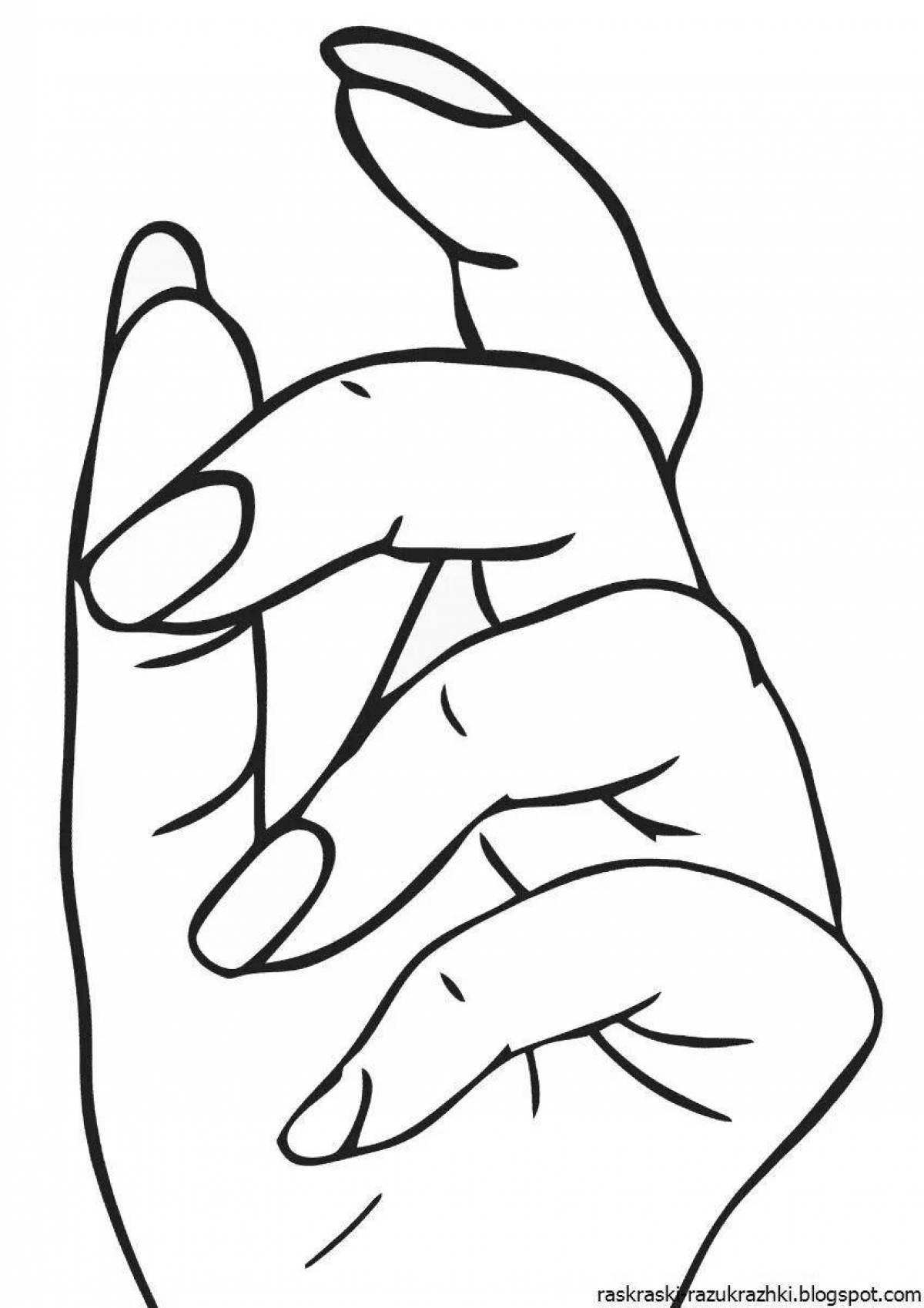 Раскраска Привлекательная раскраска ногтей фото