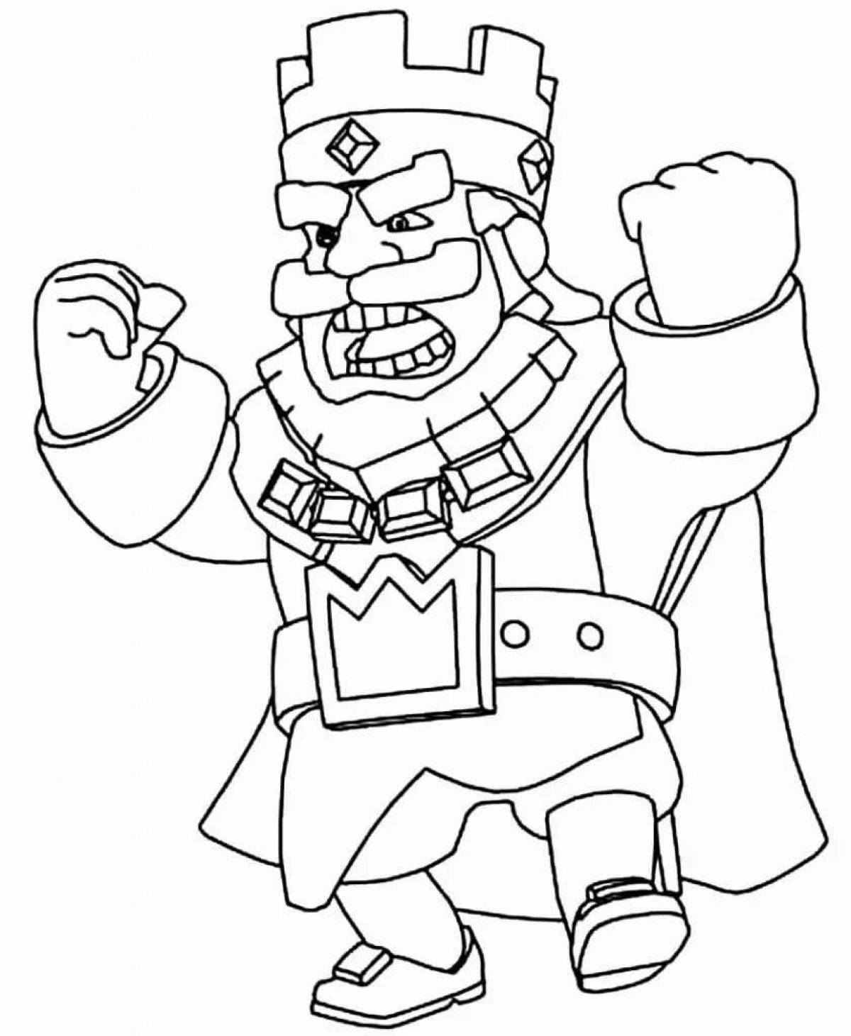 Cute clash royale coloring book