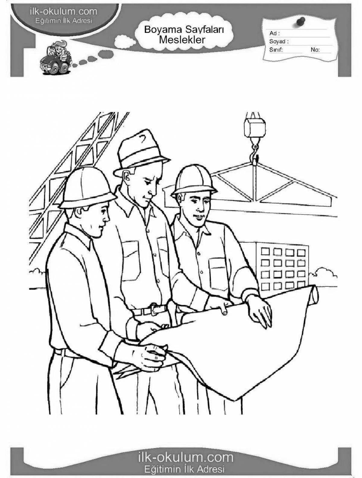 Logic engineer coloring book