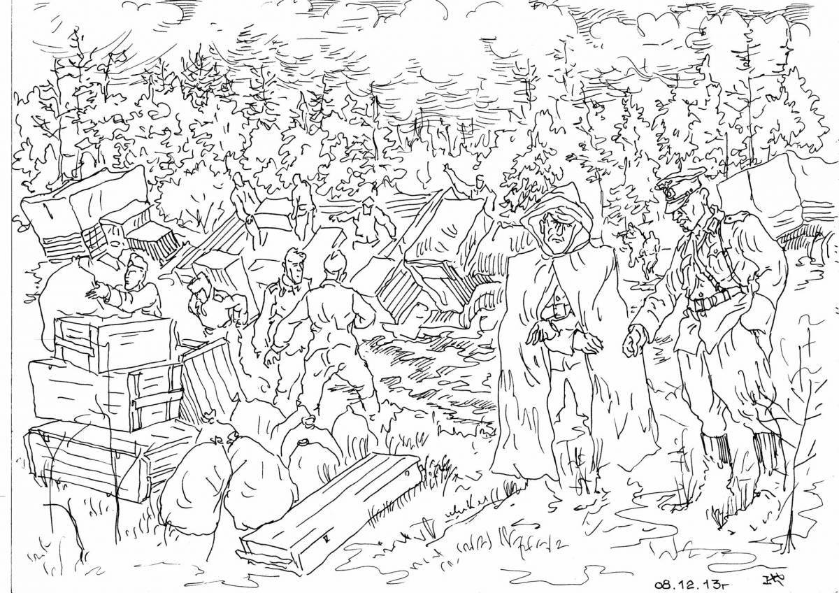 Bold battlefield coloring