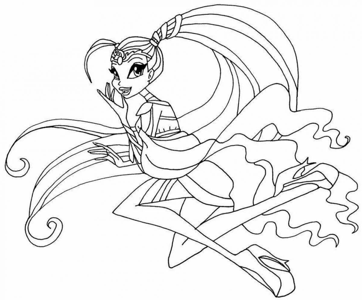 Winx dreamix fun coloring book