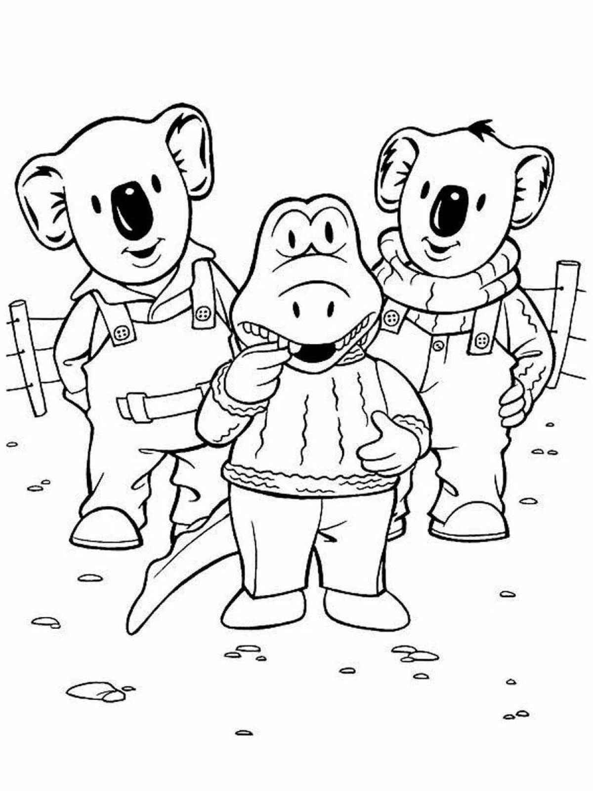 Live coloring bear brothers