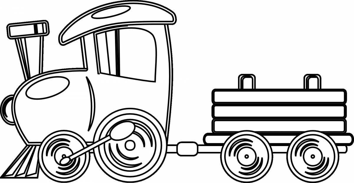 Violent tractor coloring book