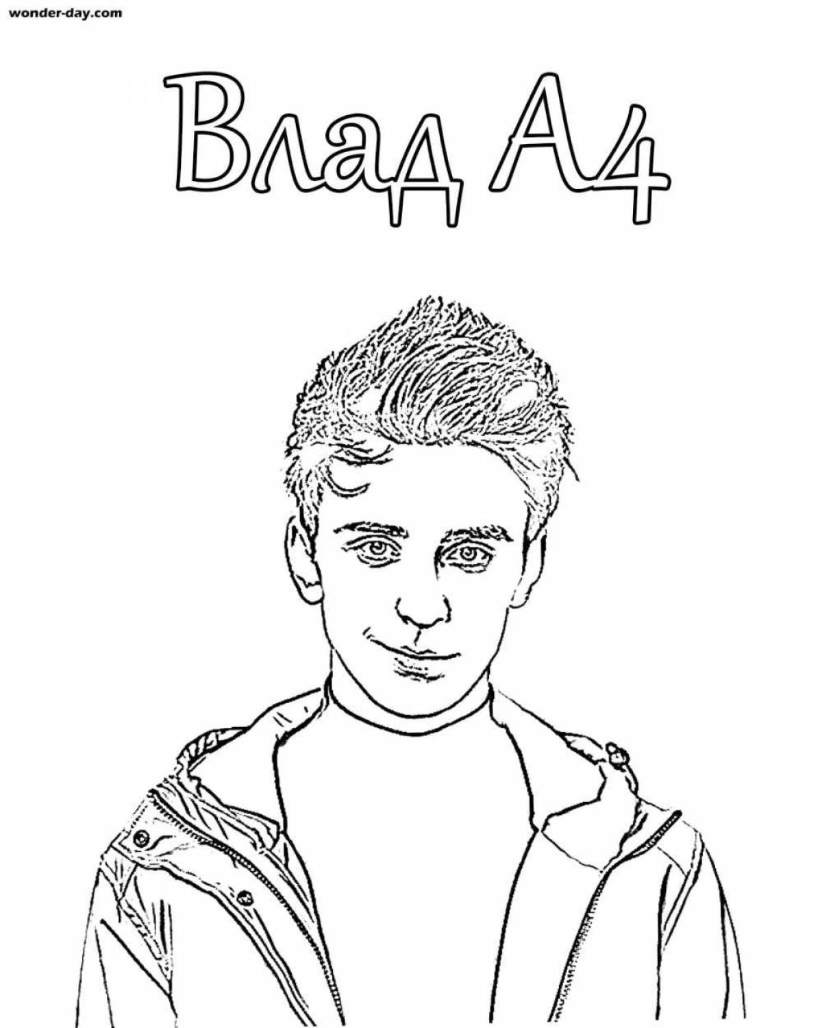 Coloring page charming nikita berg