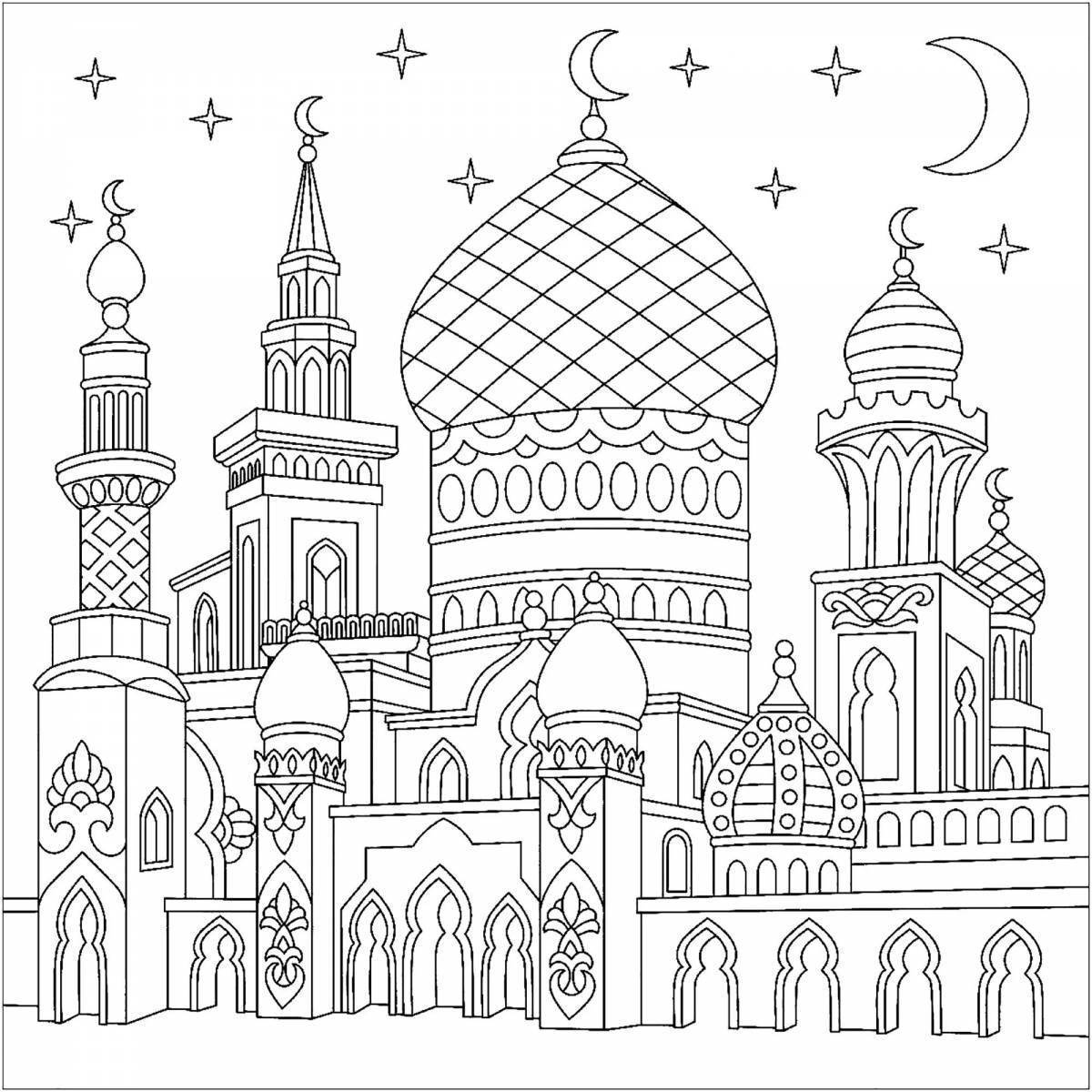Раскраски Мечеть | Детские раскраски, Раскраски, Мечеть