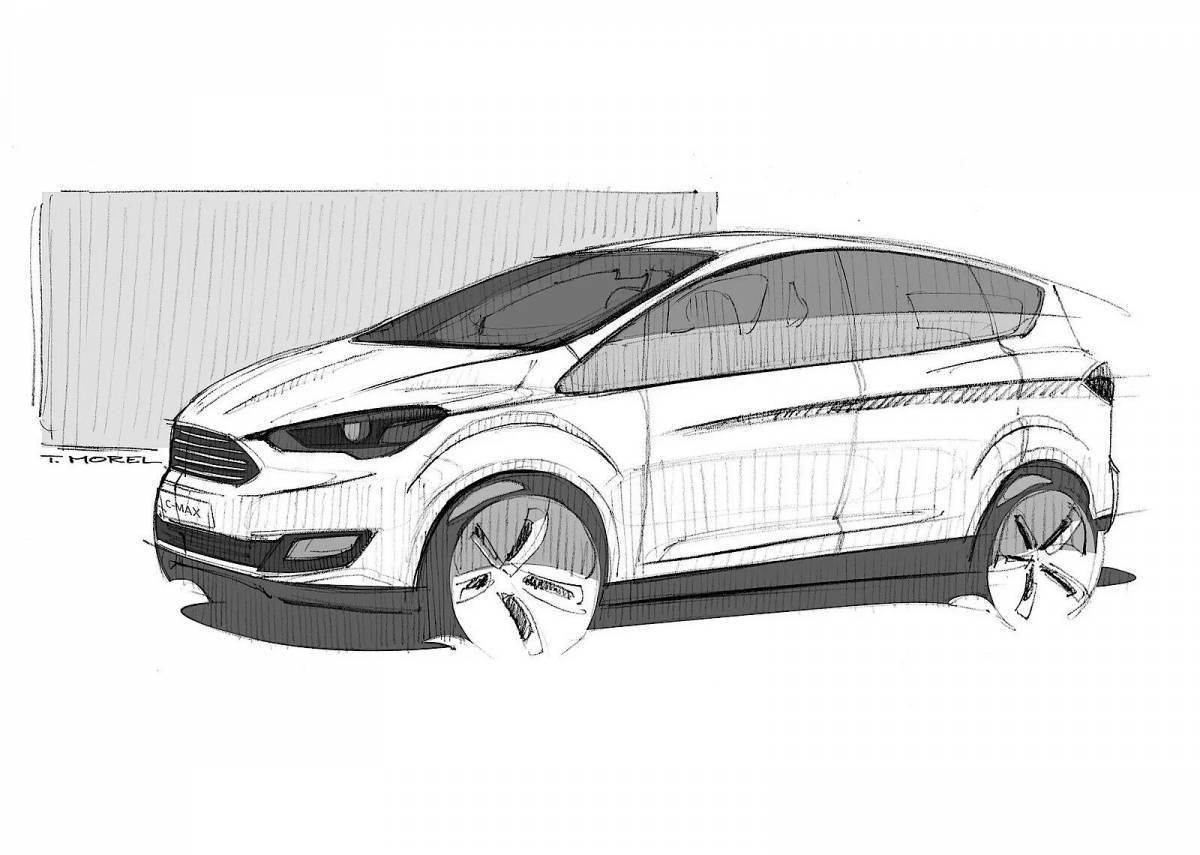 Ford kuga рисунок