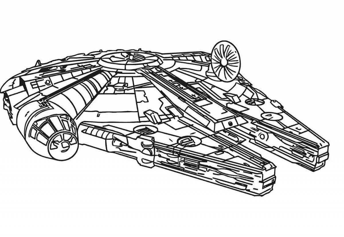 Photo Intergalactic space wars coloring book