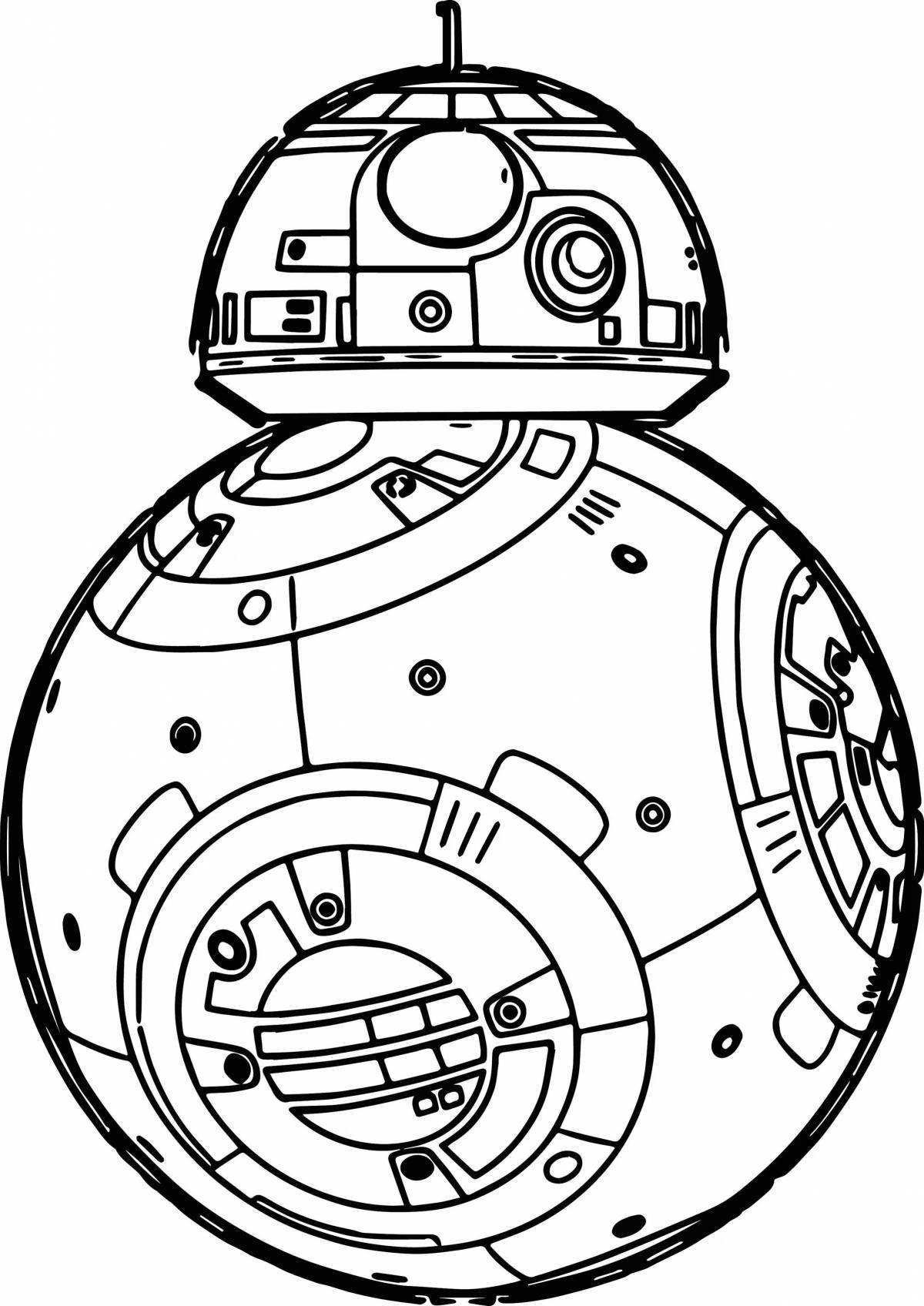 Surreal space wars coloring book