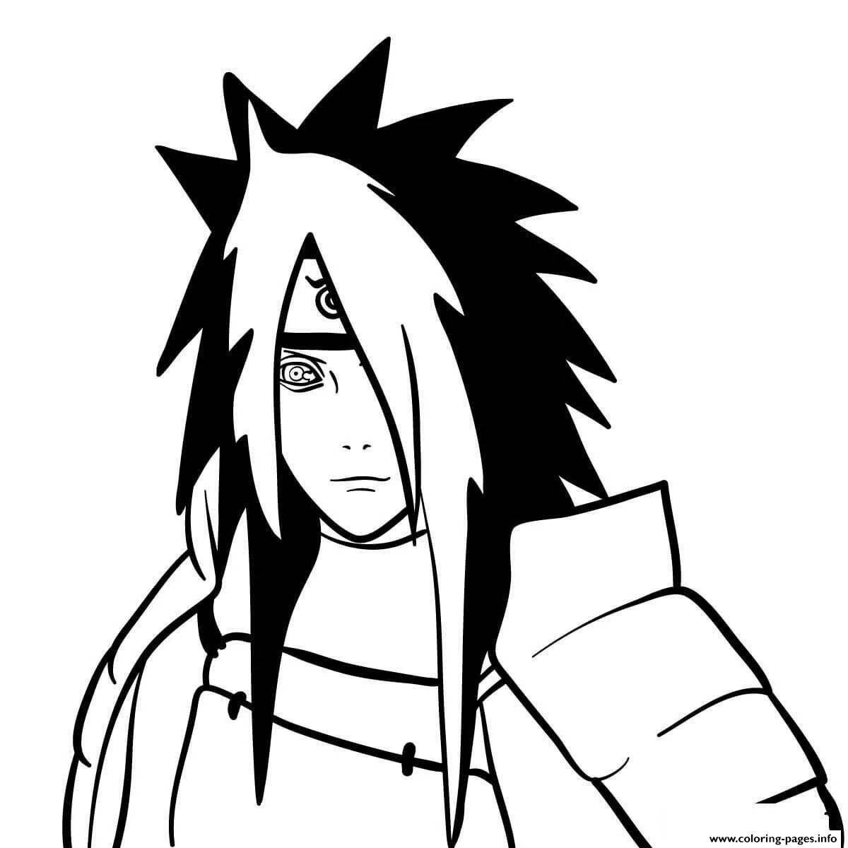 Coloring shiny madara