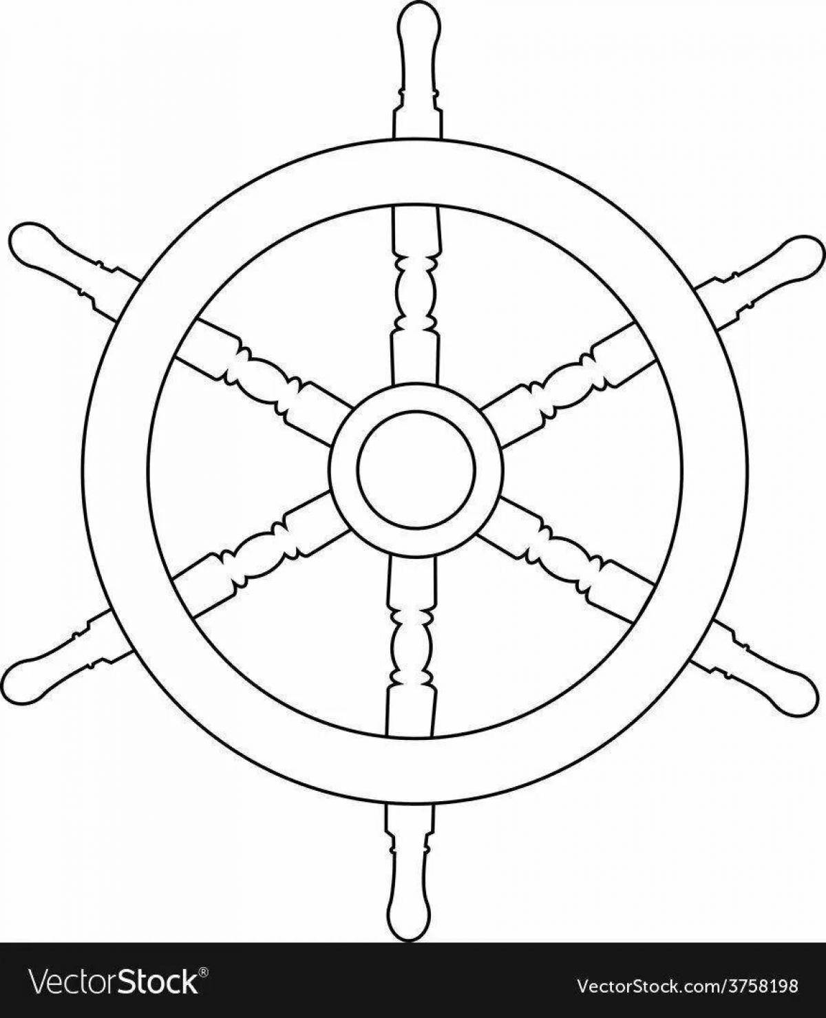 Photo Glorious ship helmet coloring page