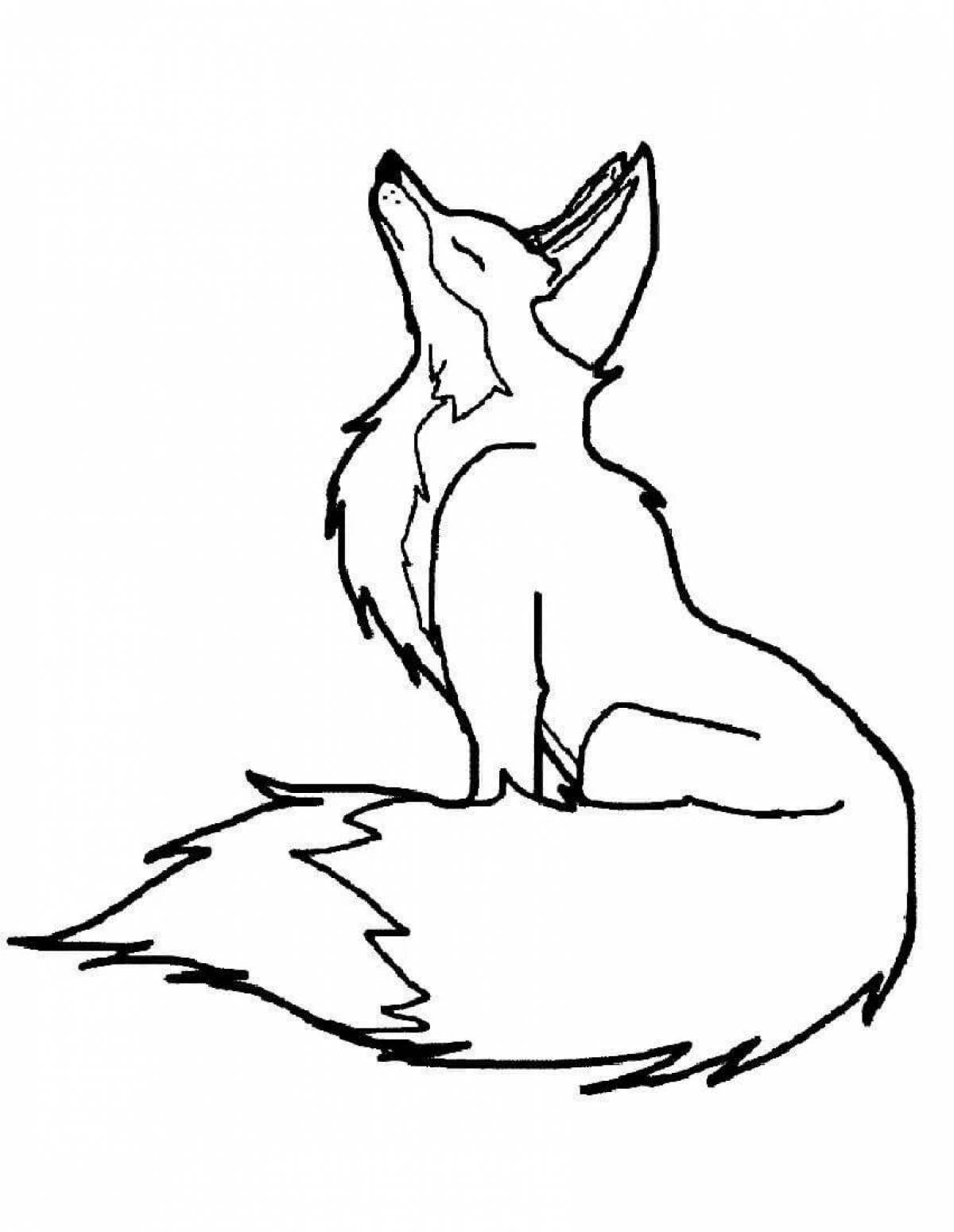 Fox sitting #5