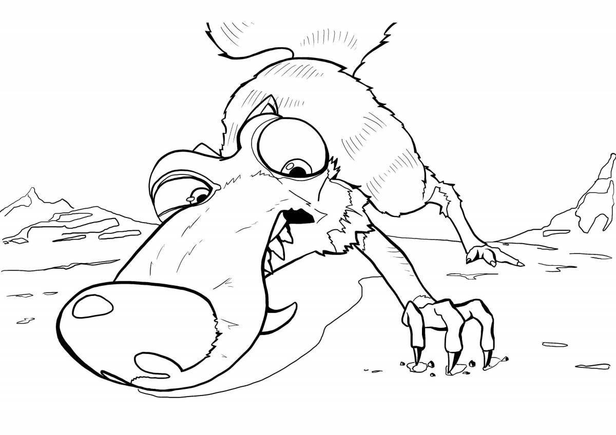 Colouring bright trembling earth