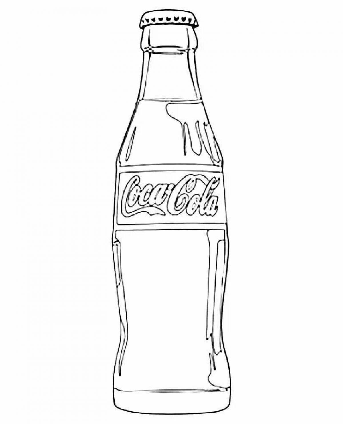 Coca-Cola can coloring