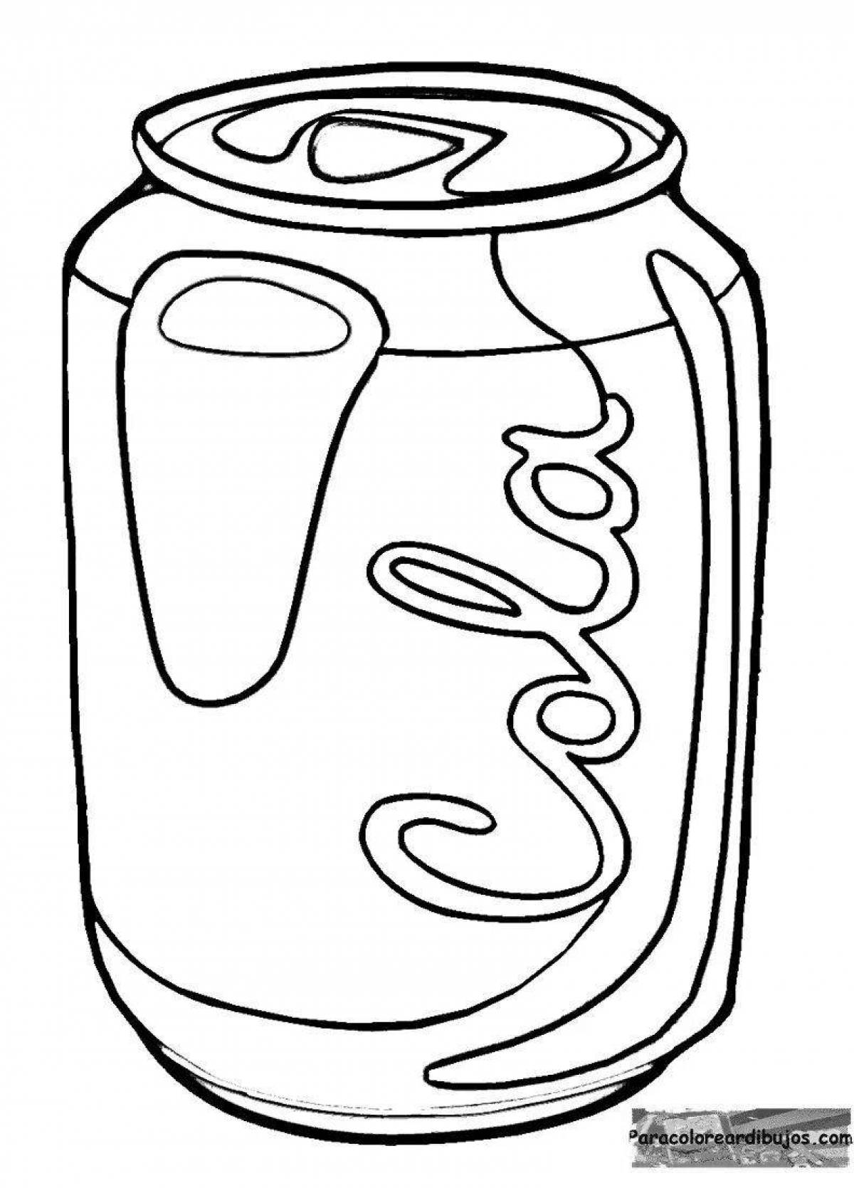 Sweet coke can coloring