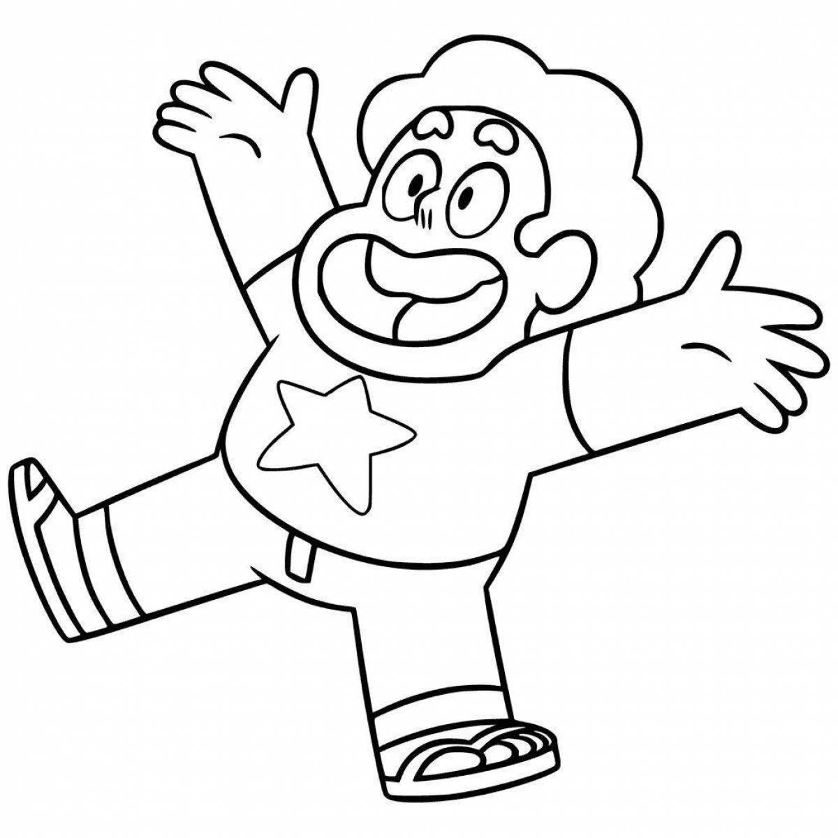 Steven universe freaky coloring book
