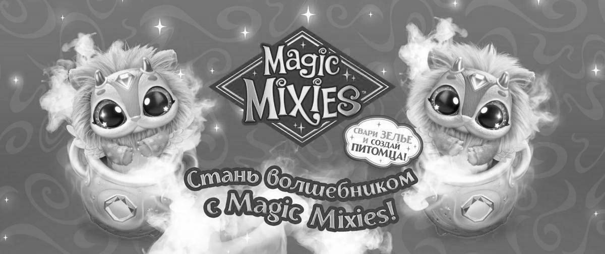 Потрясающие раскраски magic mixes