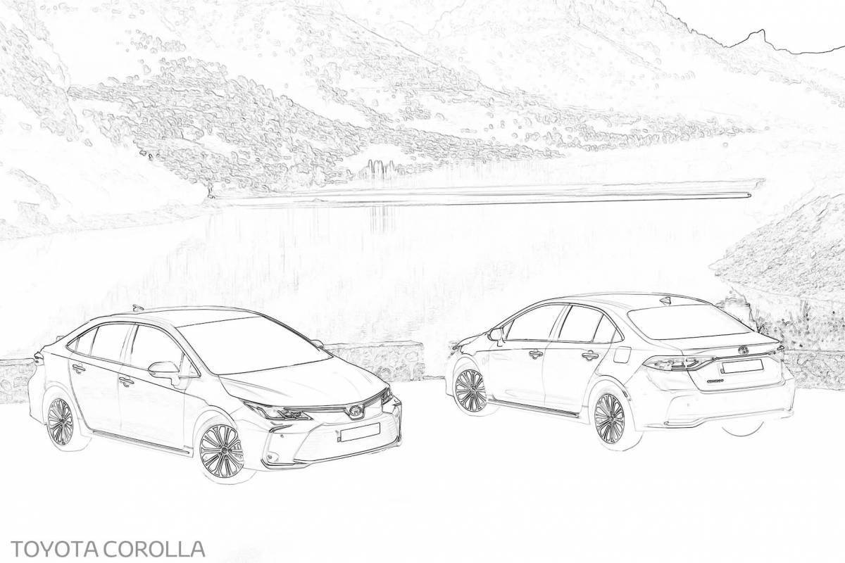 Kia Optima funny coloring book