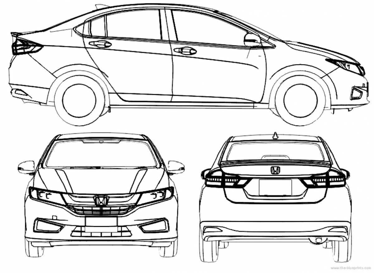 Kia optima awesome coloring book