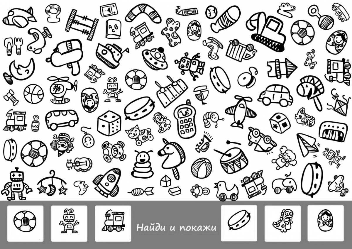 Coloring page nice shop pyaterochka