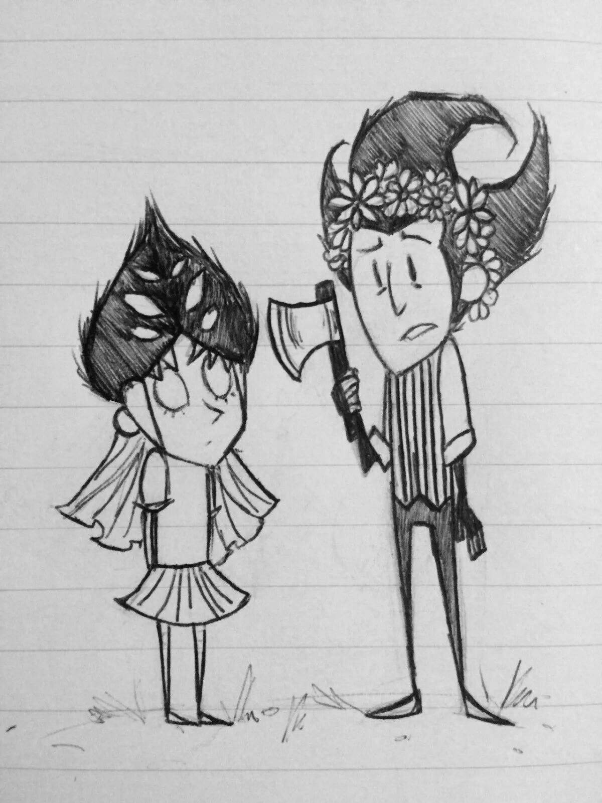 Incredible don't starve coloring book