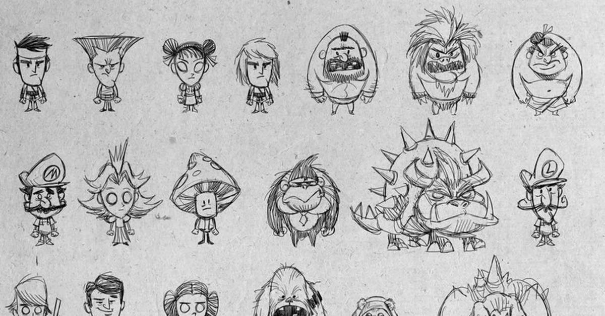 Cute don't starve coloring book