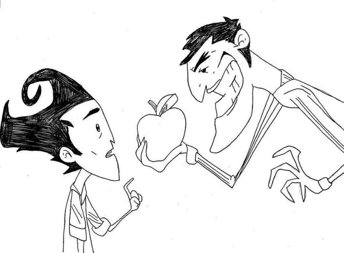 Coloring vitti don't starve