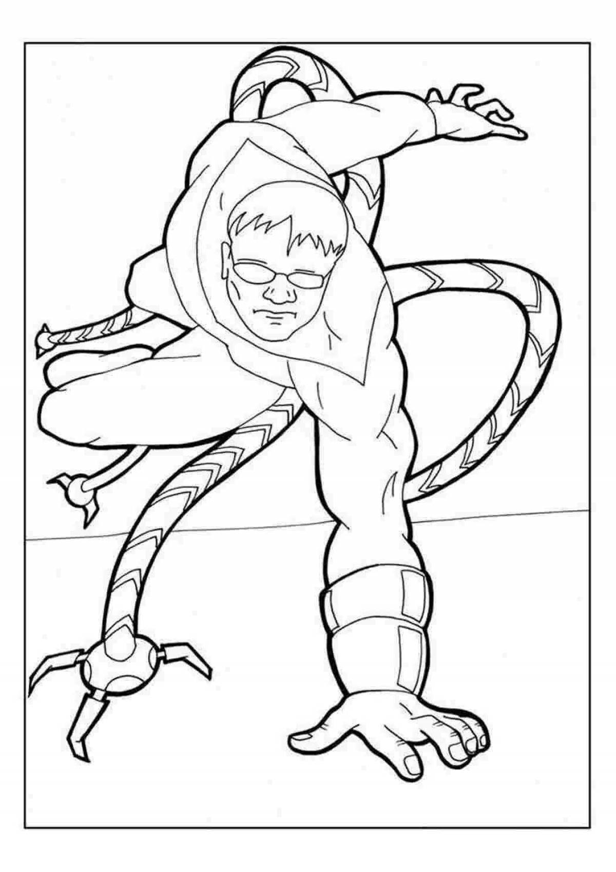 Doctor Octavius ​​coloring page