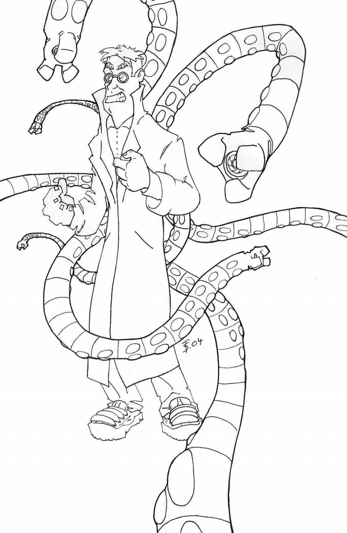 Dr. Octavius ​​fun coloring book