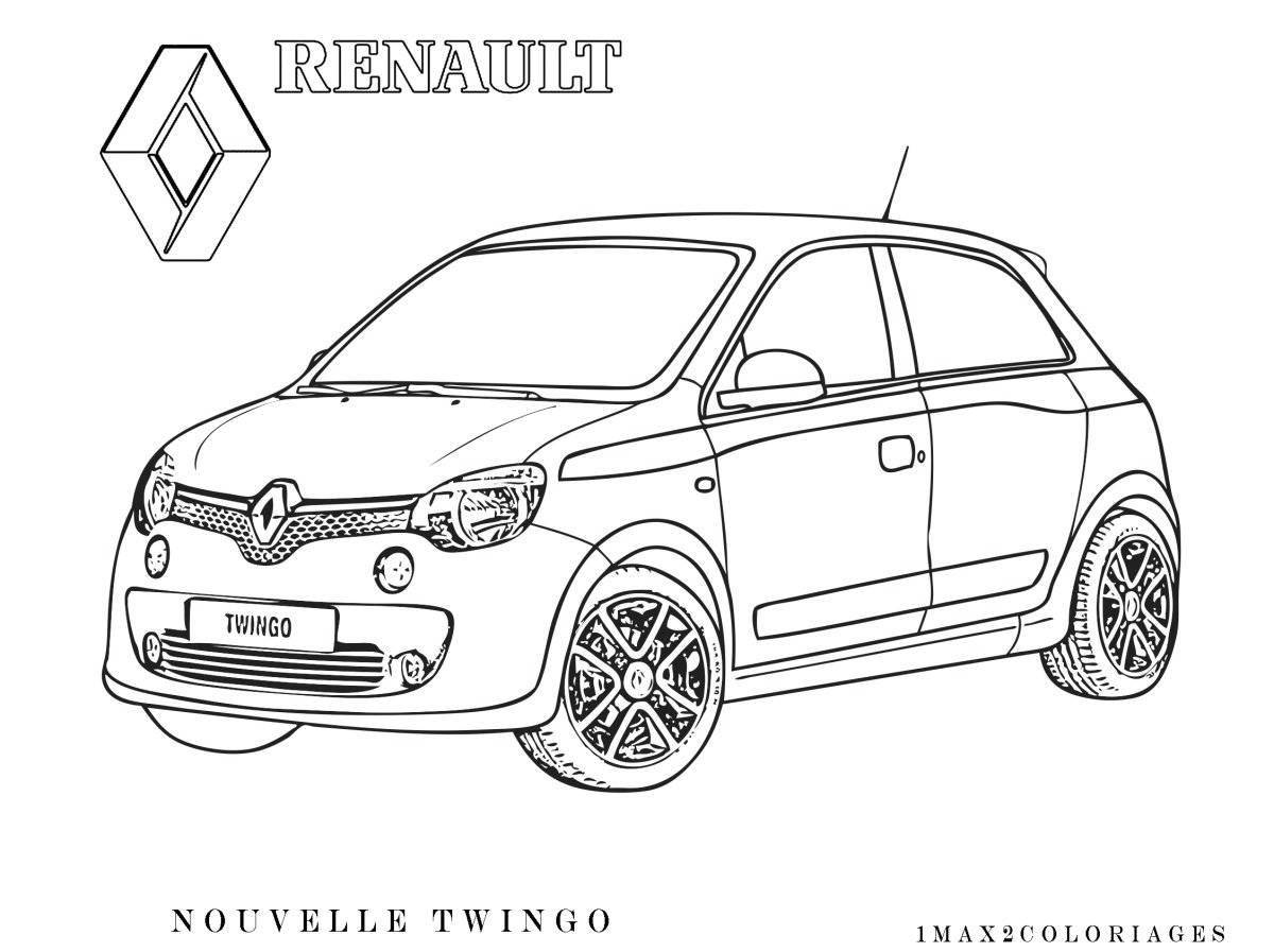 Renault captur bright coloring