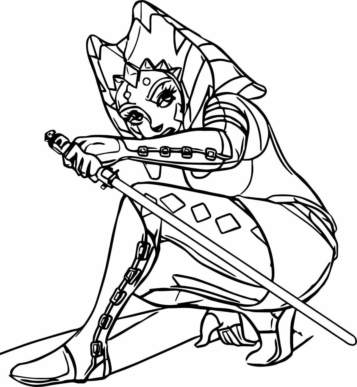 Impressive ahsoka tano coloring book