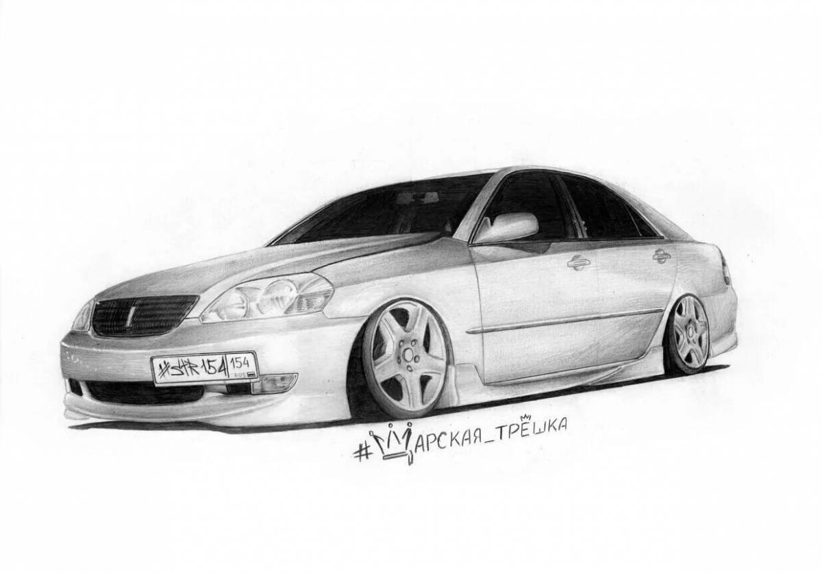 Toyota crown bright coloring