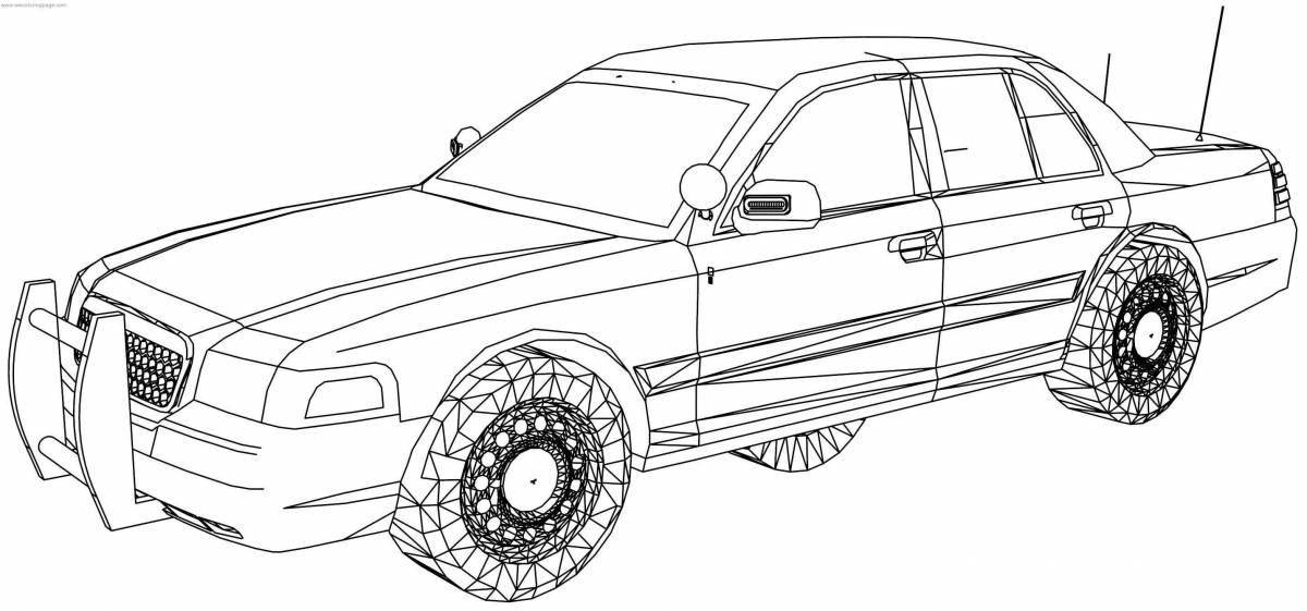 Toyota crown awesome coloring book