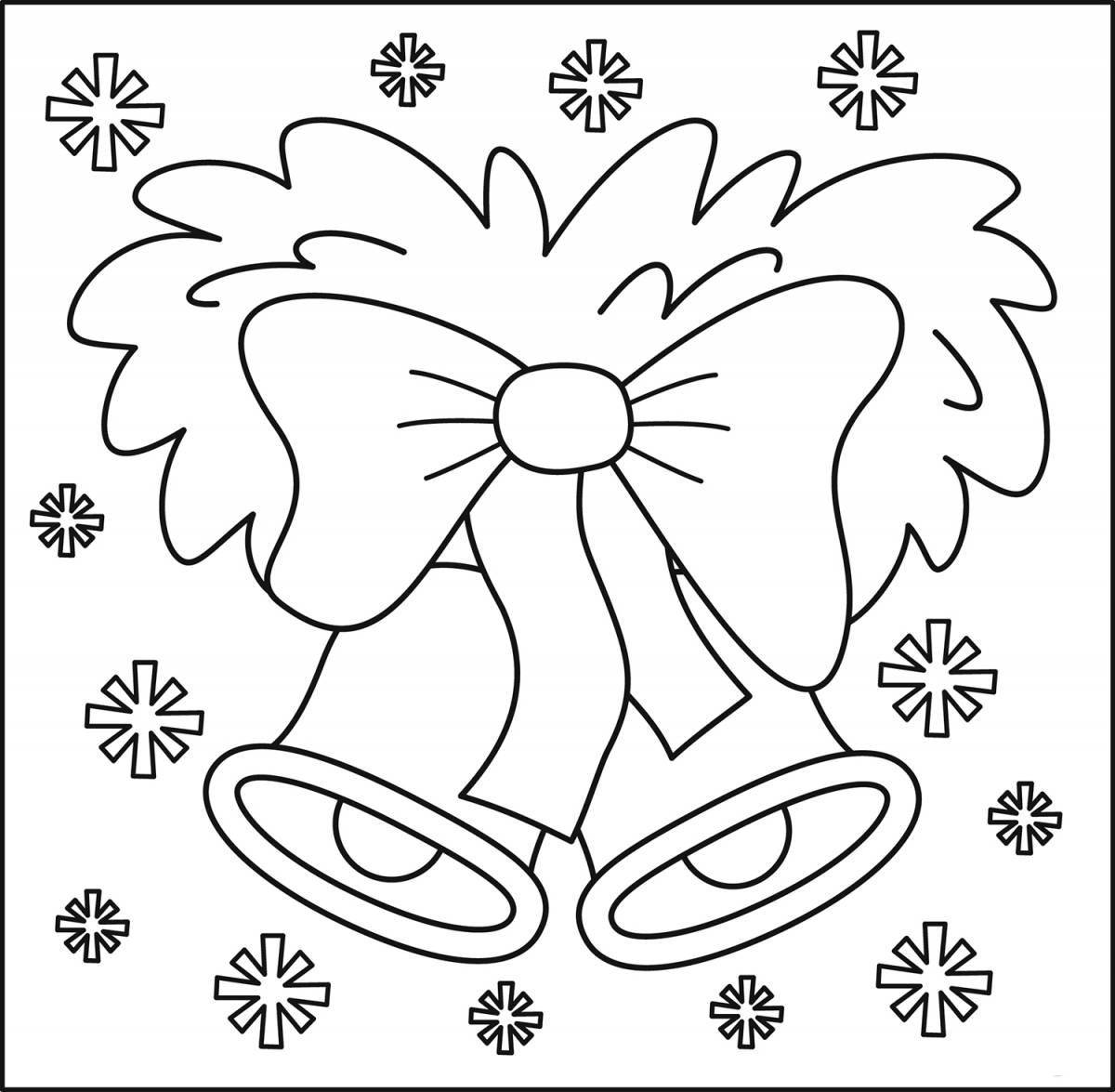 Great jingle bells coloring page