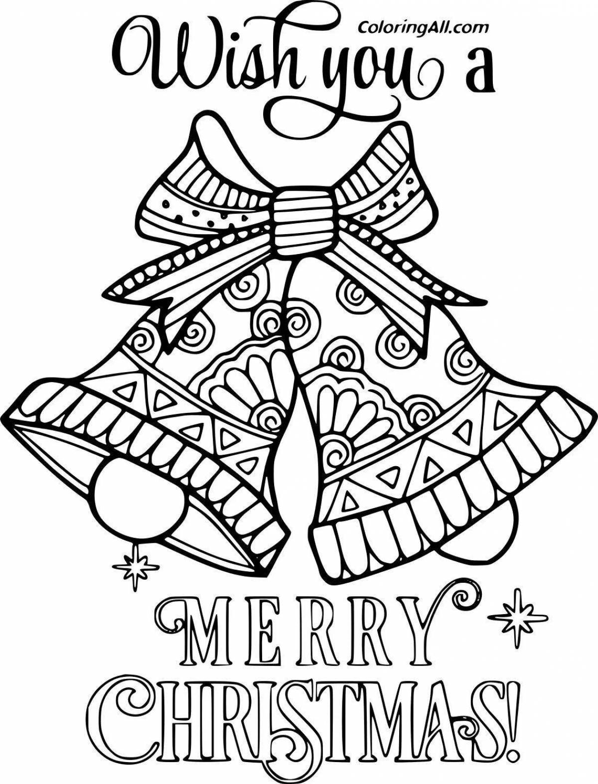 Amazing jingle bells coloring pages