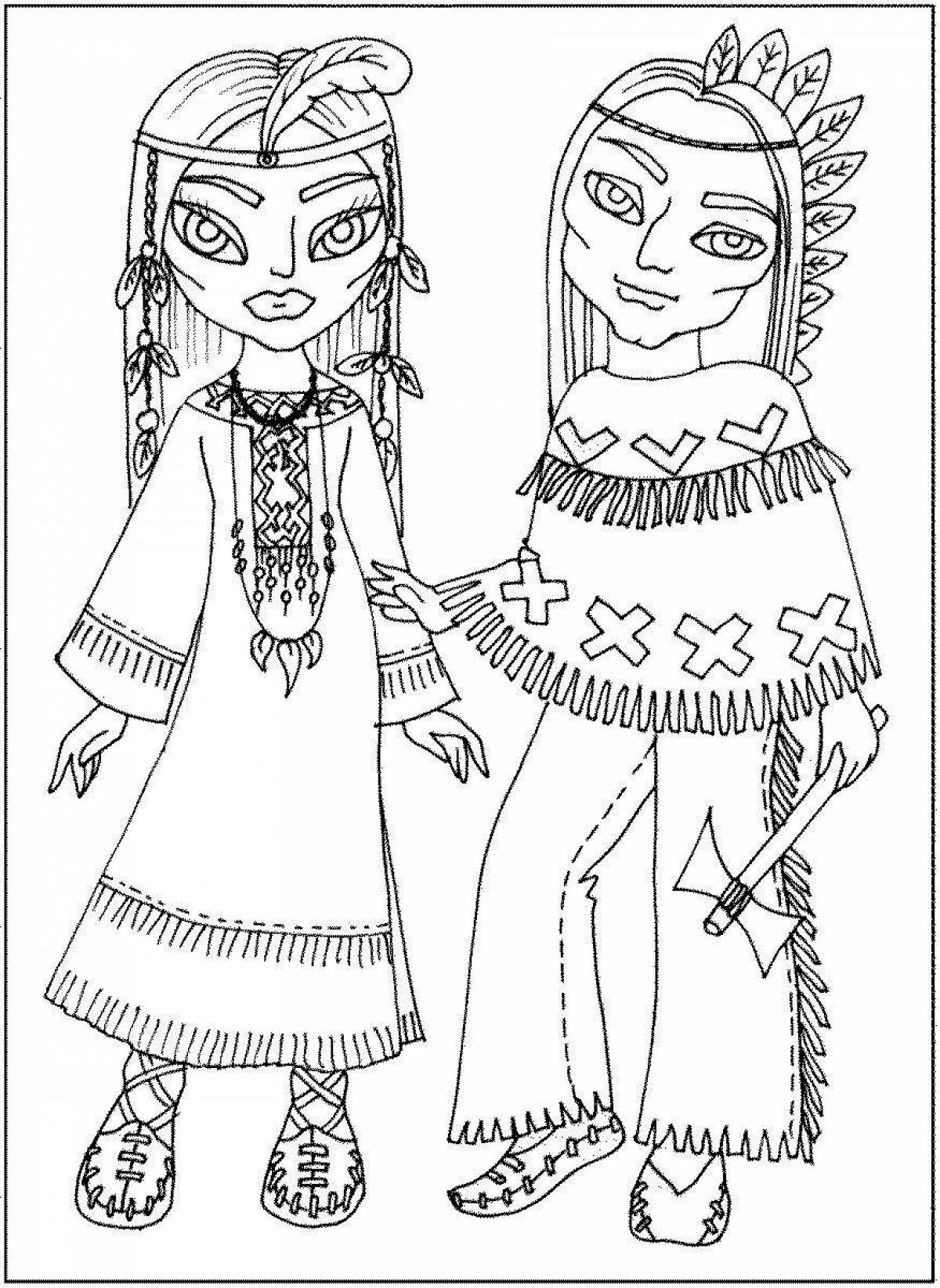 Colorful cultures of the world