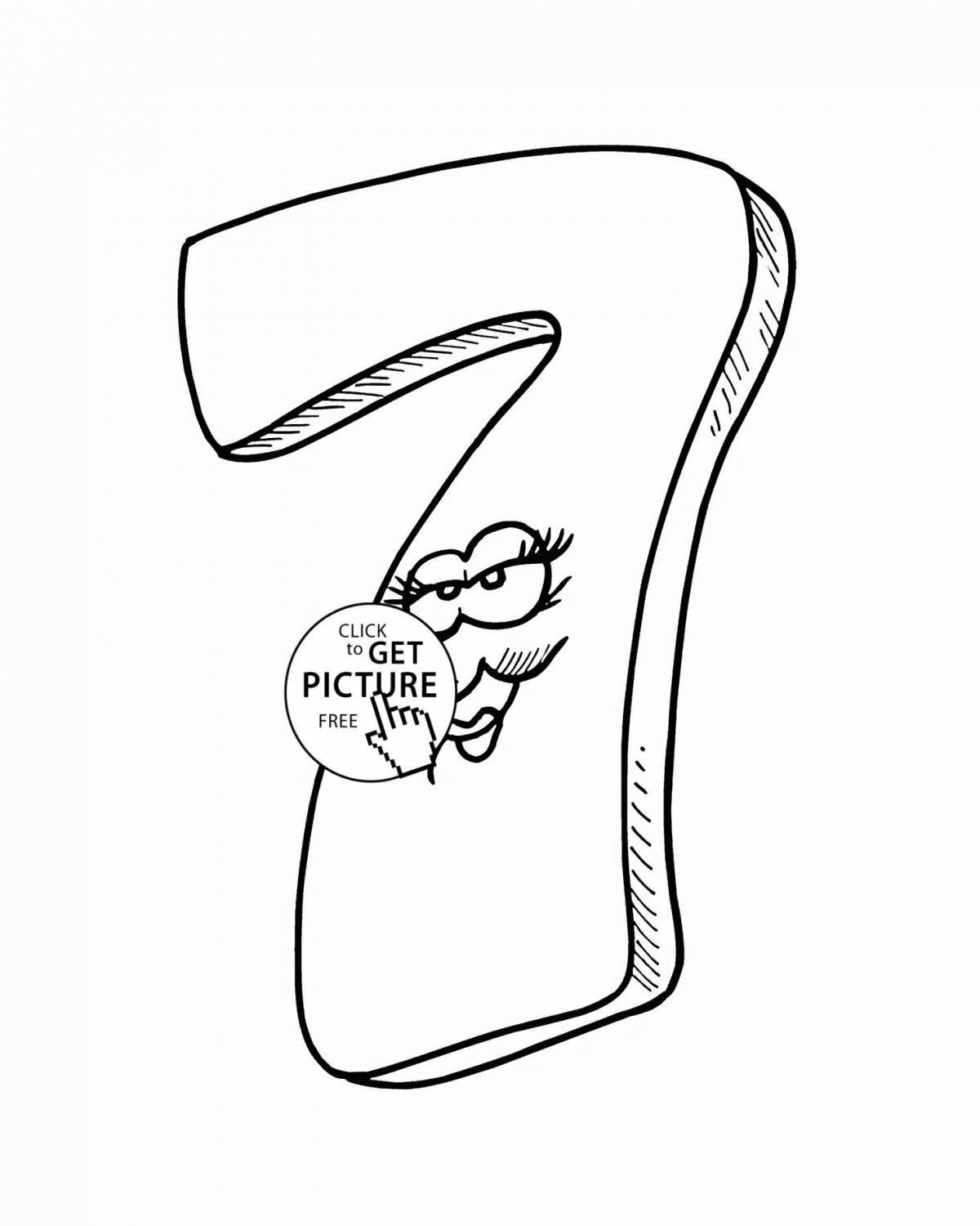 Fairy coloring number 7