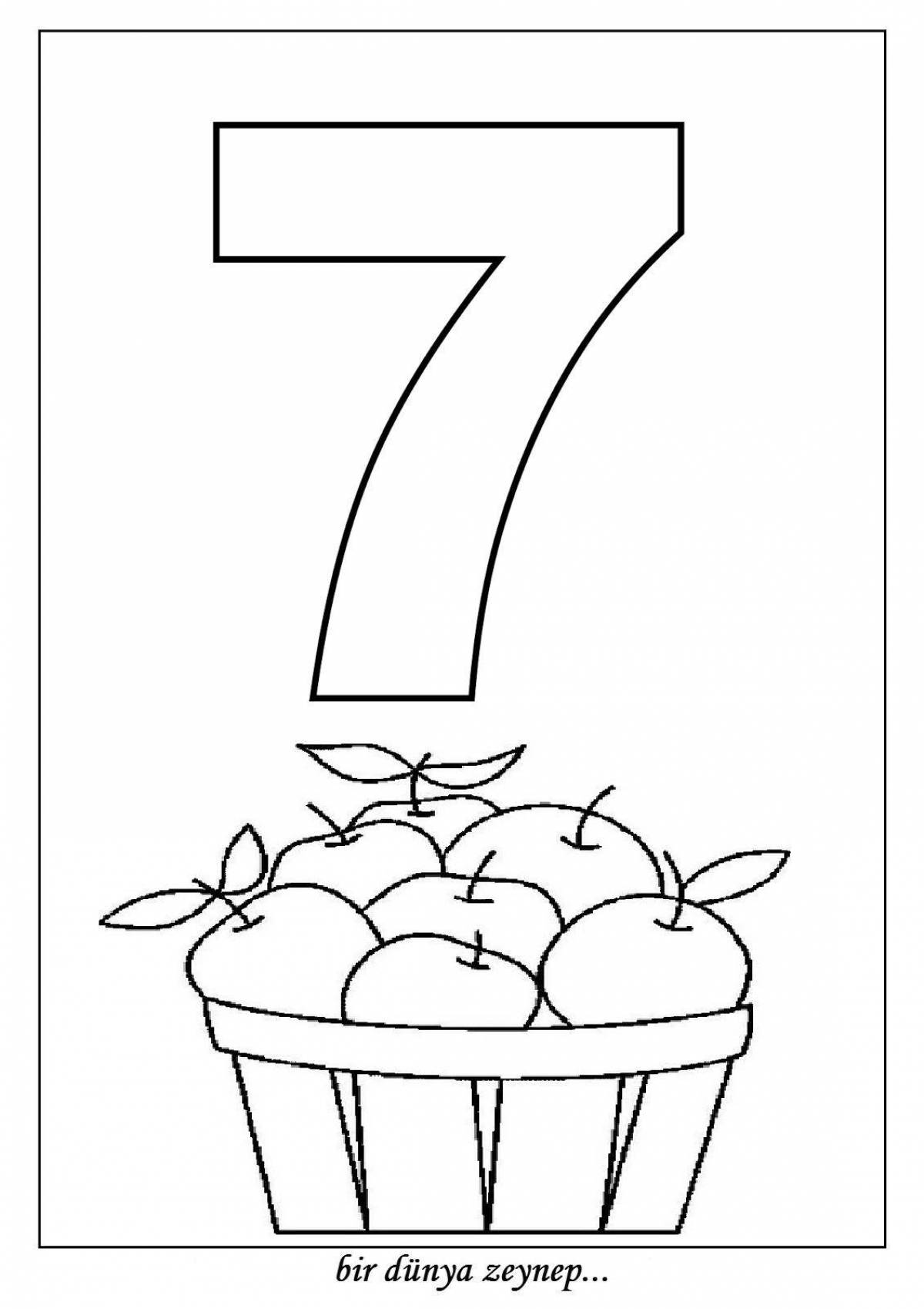 Shine coloring page number 7