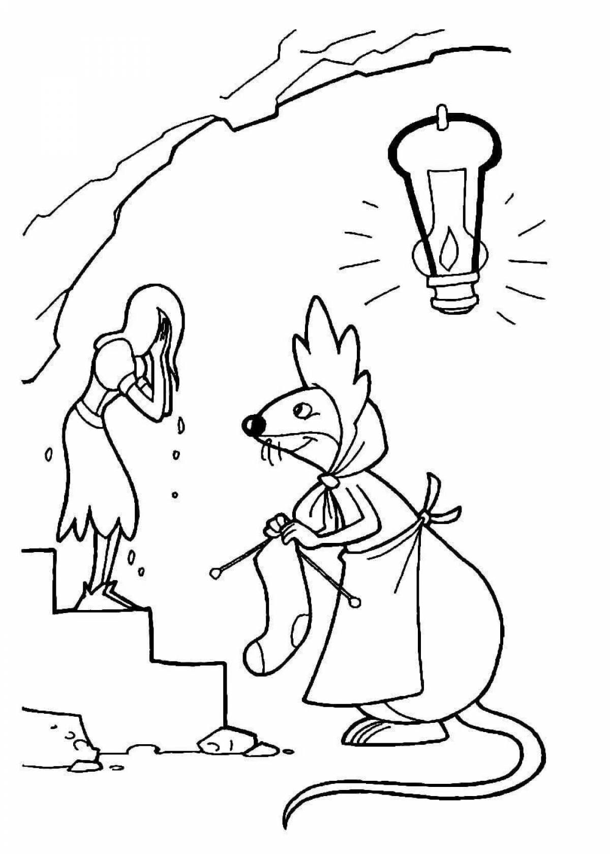 Radiant coloring page andersen's fairy tales