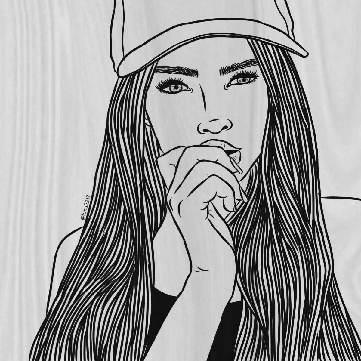 Раскраски дерзкие девочки - лайвли