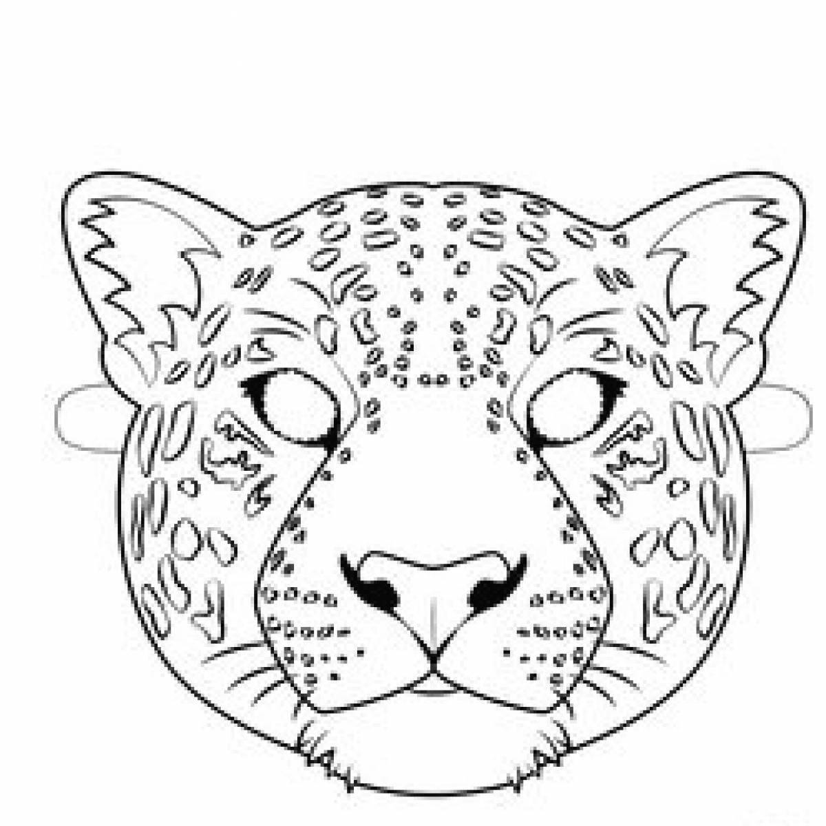 Vibrant animal coloring page