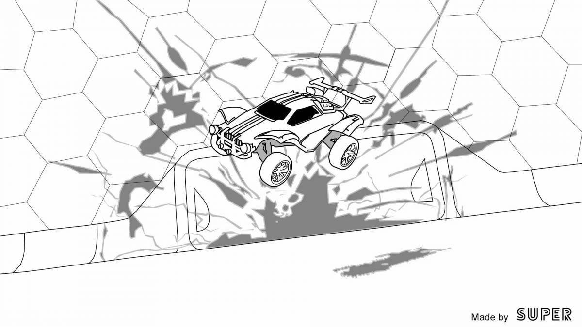 Rocket league adorable coloring book