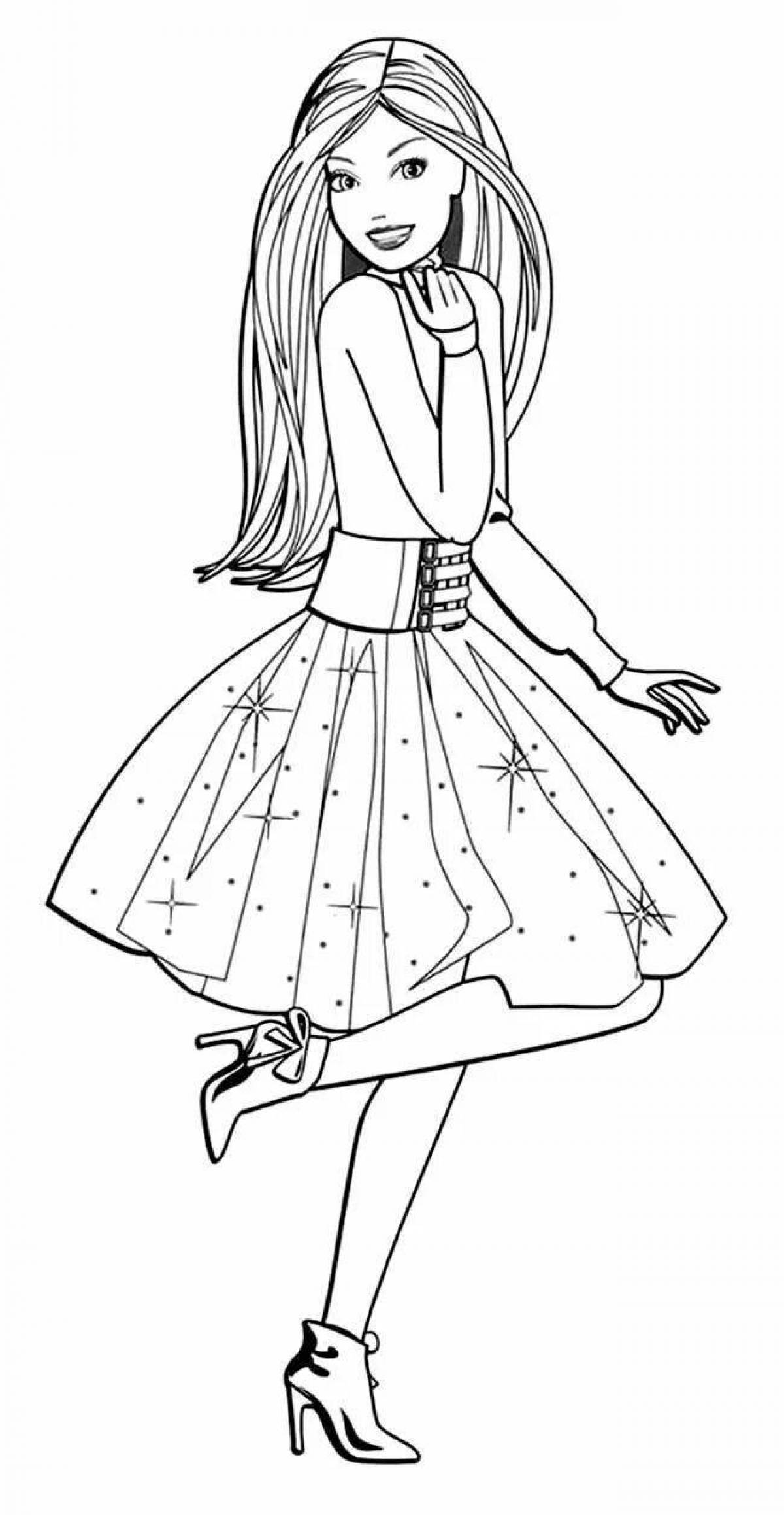 Coloring pages stylish girls are amazing
