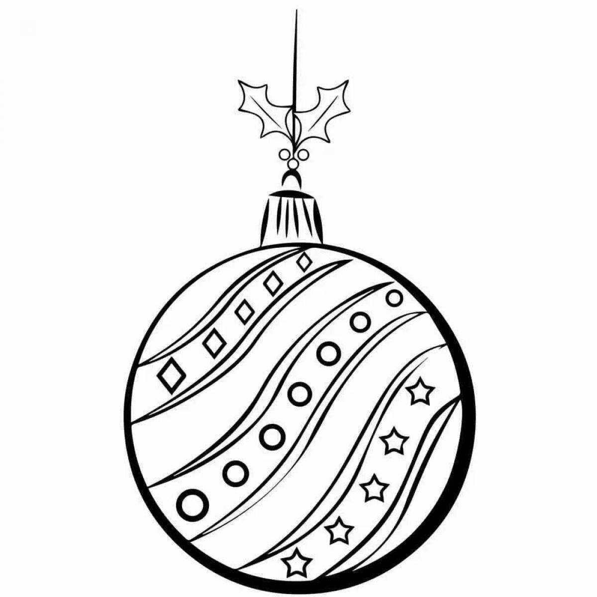 Christmas decoration glamor coloring book