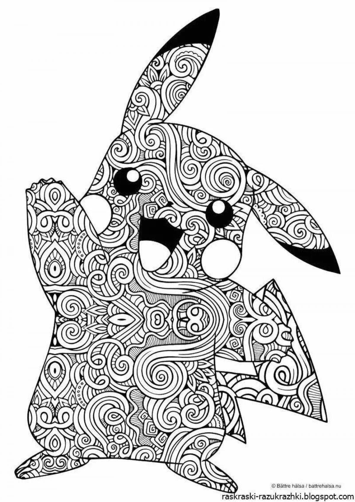 Glorious anti-stress animal coloring book