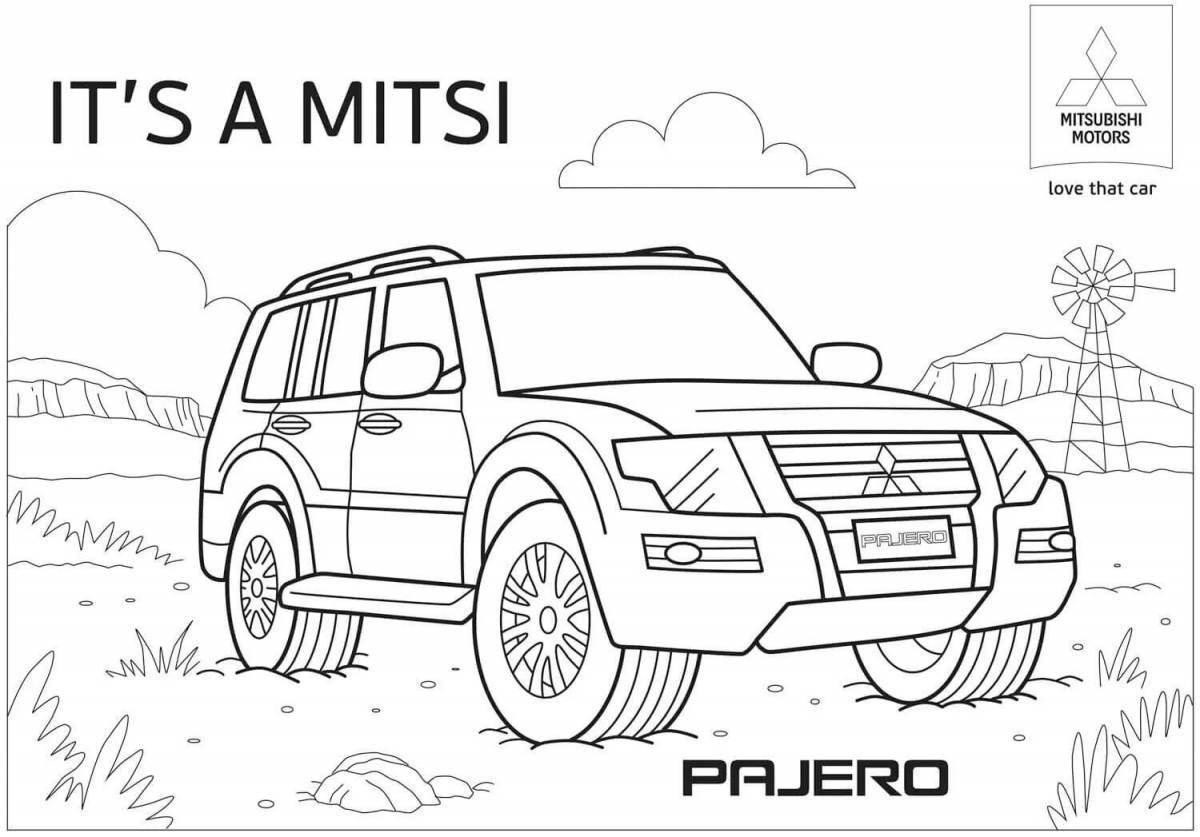 Раскраски Митсубиси - 70 фото, картинки