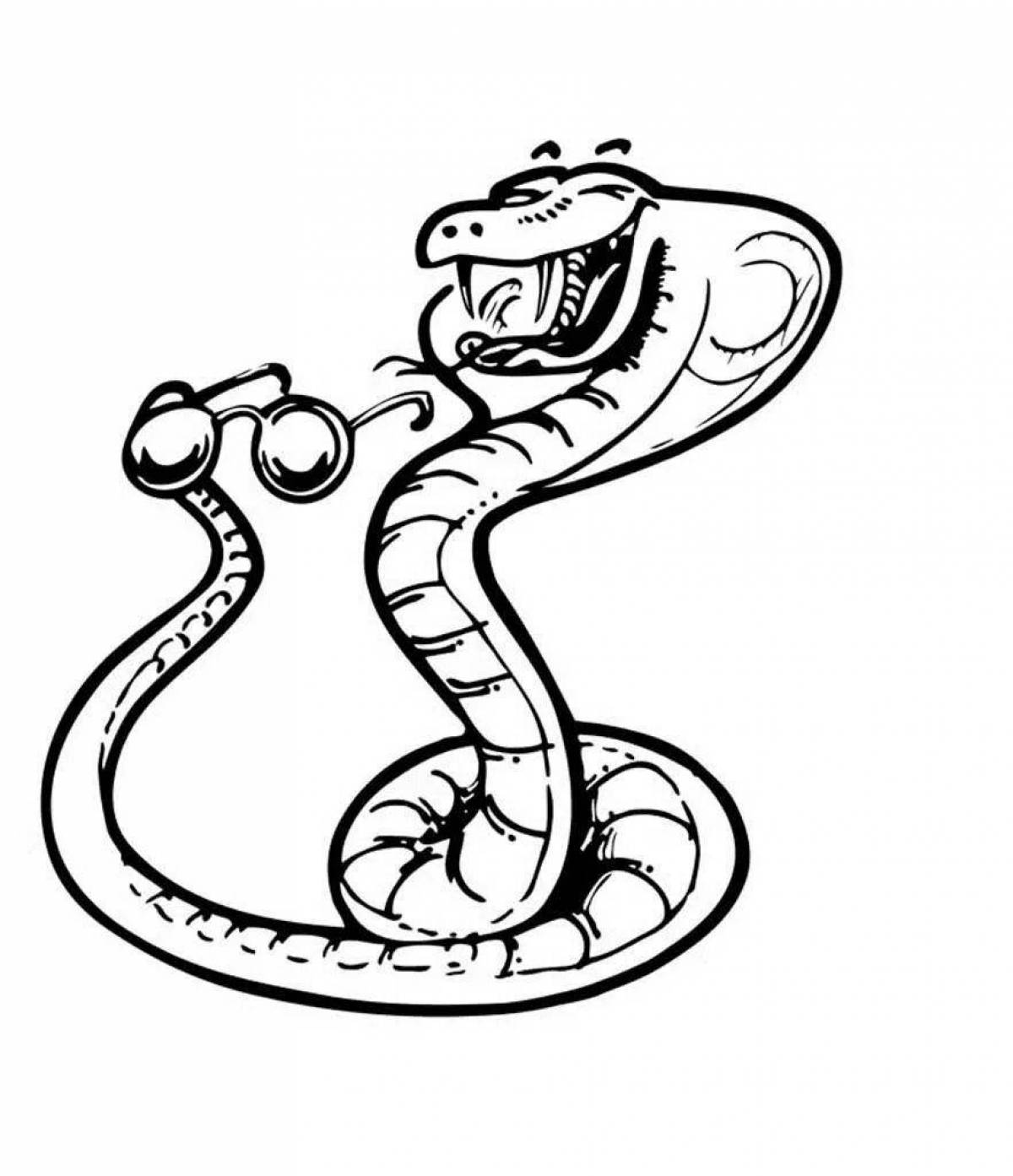 Змея раскраска Изображения – скачать бесплатно на Freepik