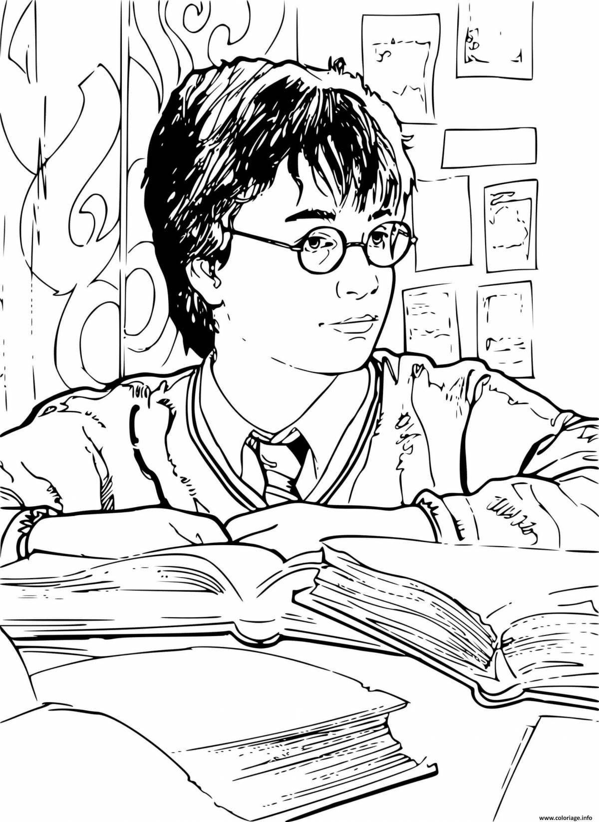 Awesome harry potter coloring book