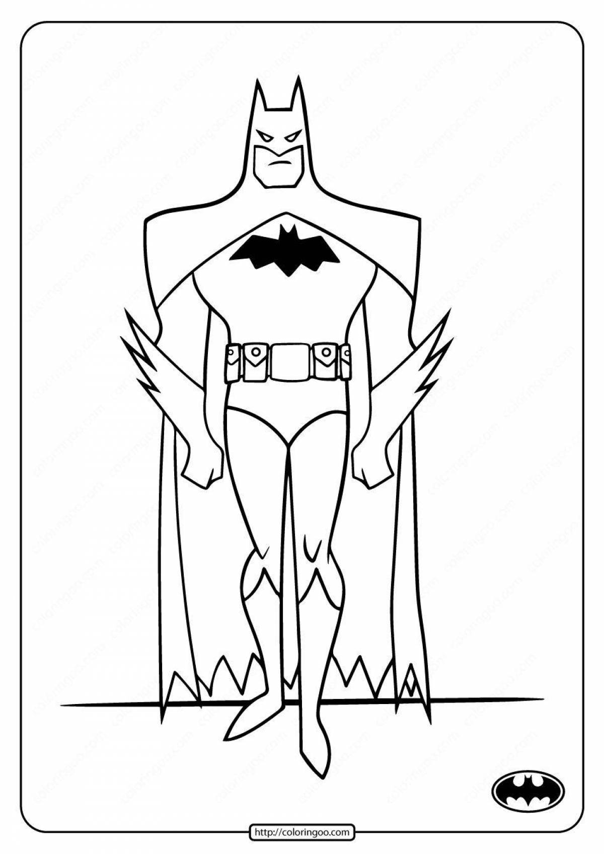 Great dark knight coloring book